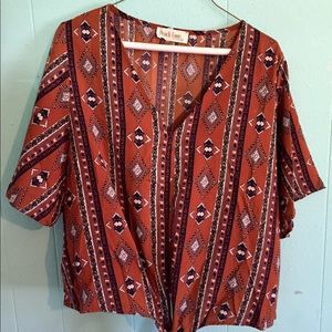 Aztec top